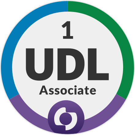 UDL Associate - Level 1 Credential Badge