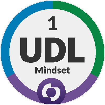 Credential 1: UDL Mindset