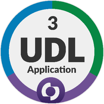 Credential 3: UDL Application