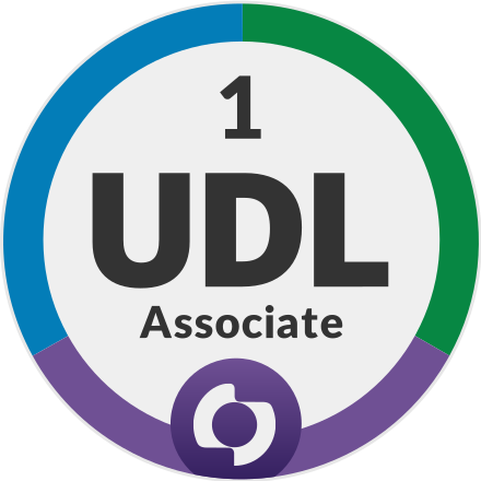 UDL Associate - Level 1 Credential badge